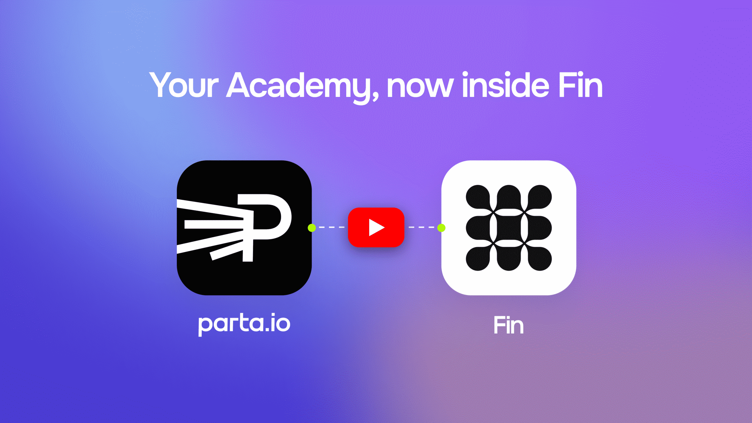 Watch the Parta.io and Fin integration video
